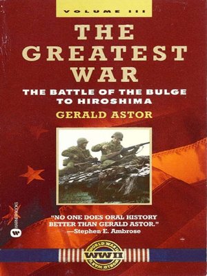 cover image of The Greatest War, Volume III